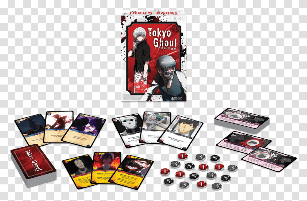 Tokyo Ghoul Logo Card Game Anime Tokyo Ghoul, Helmet, Person, Advertisement Transparent Png
