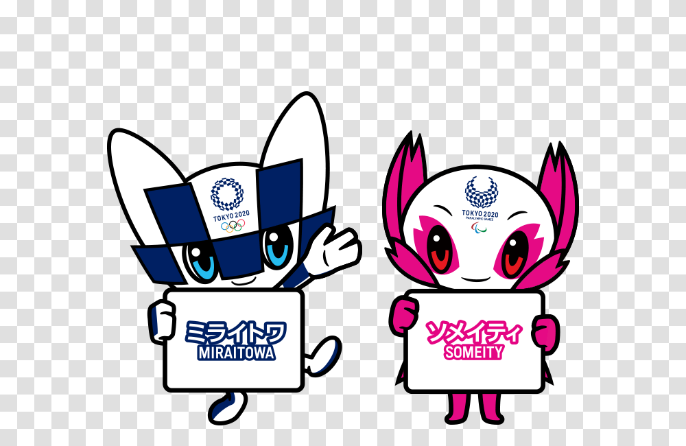 Tokyo Mascots The Tokyo Organising Committee Of The Olympic, Label, Pillow, Cushion Transparent Png