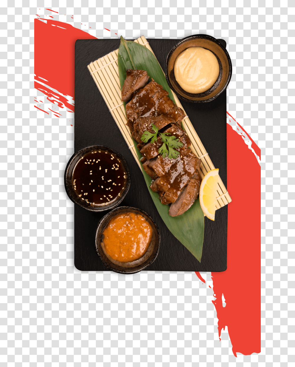 Tokyo Tokyo Restaurant Riyadh Menu, Food, Steak, Beverage, Sesame Transparent Png