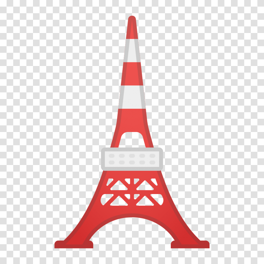 Tokyo Tower Icon Noto Emoji Travel Places Iconset Google, Architecture, Building, Road, Cone Transparent Png