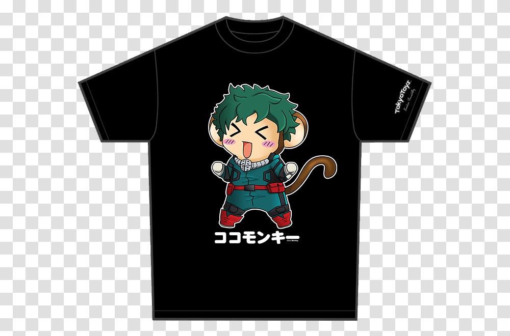 Tokyotoys Fashion My Hero Coco Cartoon, Apparel, T-Shirt, Jersey Transparent Png