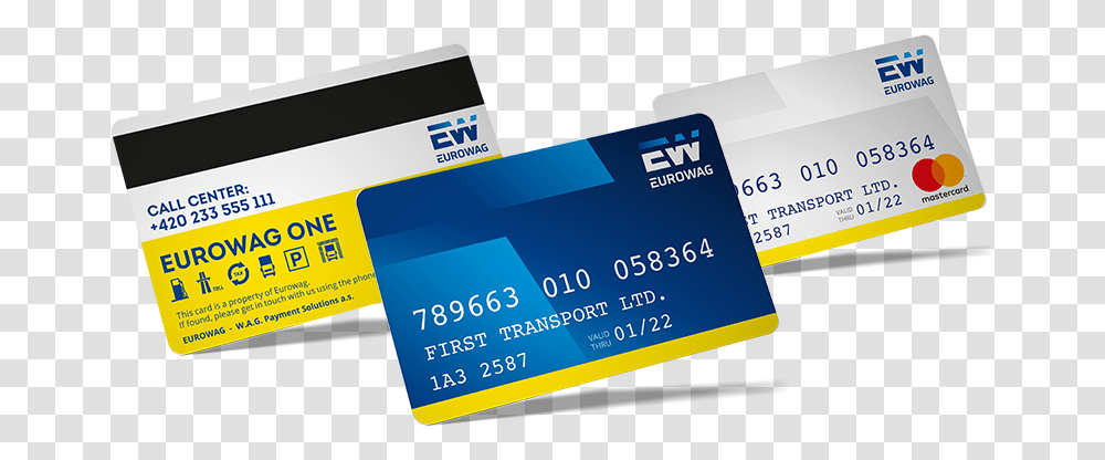 Toll Card Eurowag, Credit Card, Business Card, Paper Transparent Png