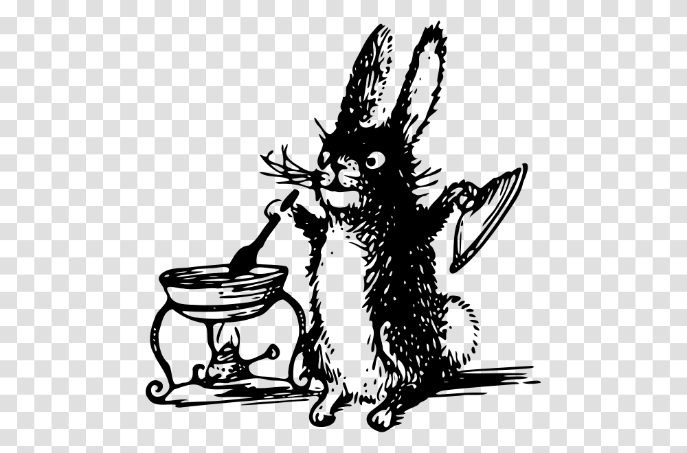 Tom A Cooking Rabbit Svg Clip Arts Rabbit Cooking In A Kitchen, Gray, World Of Warcraft Transparent Png