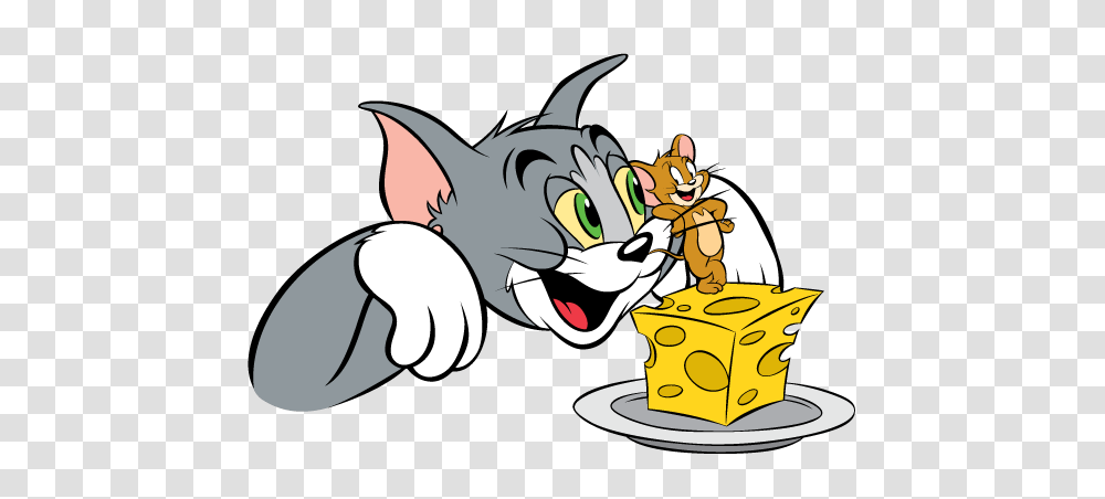Tom And Jerry, Character, Label, Food Transparent Png