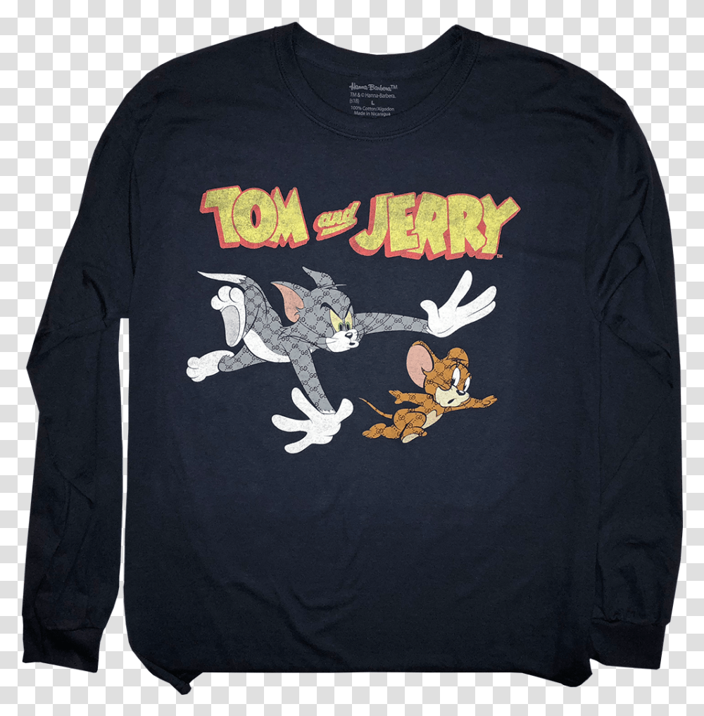 Tom And Jerry, Sleeve, Long Sleeve, Hoodie Transparent Png