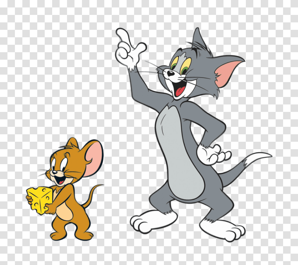 Tom And Jerry Happy, Mammal, Animal, Wildlife, Comics Transparent Png