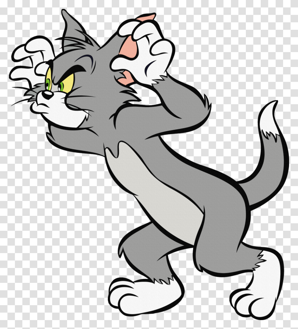 Tom And Jerry Image Cat Tom And Jerry, Statue, Sculpture, Stencil Transparent Png