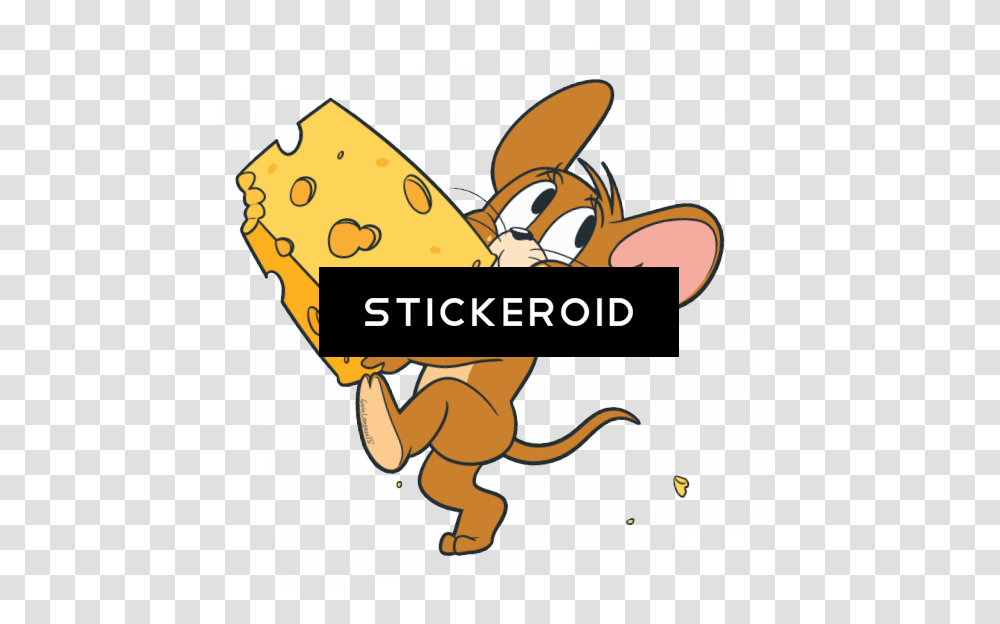 Tom And Jerry Logo Actors Heroes Jerry Mouse Gif, Label, Poster, Advertisement Transparent Png
