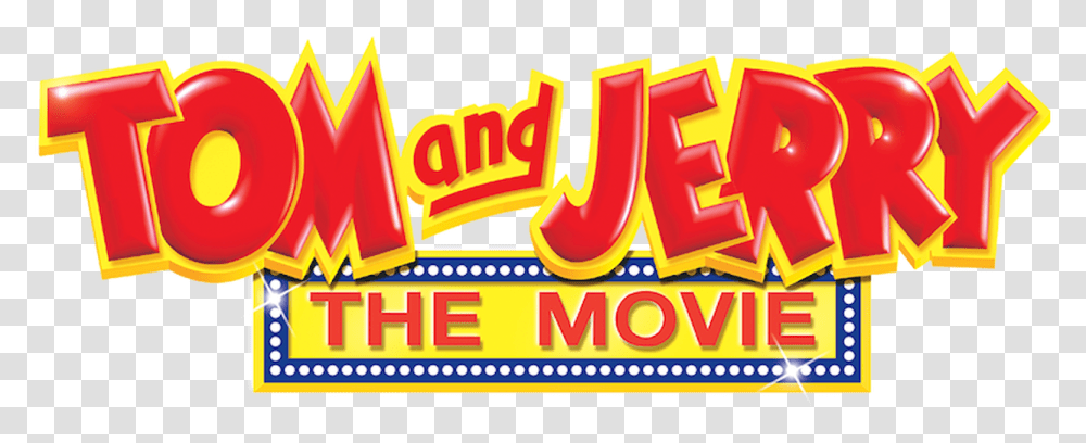 Tom And Jerry The Movie Netflix Tom And Jerry The Movie Logo, Text, Meal, Food, Dynamite Transparent Png