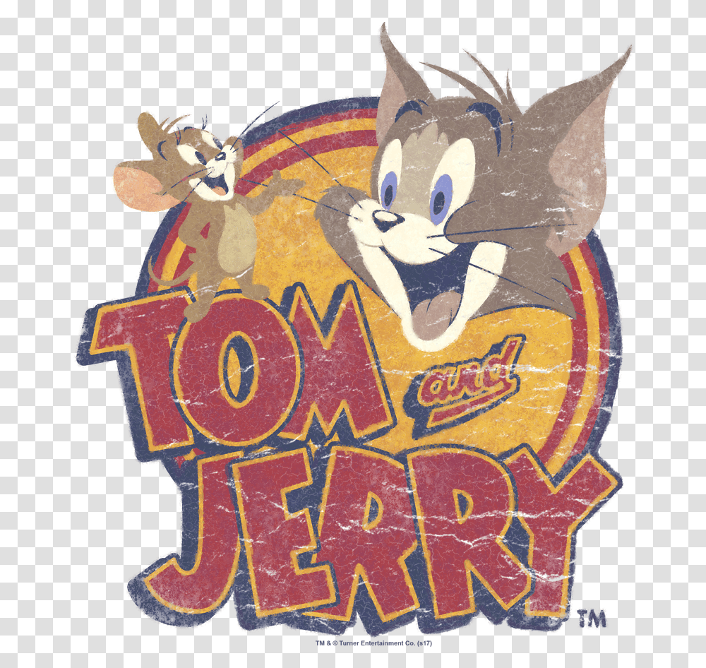 Tom And Jerry Tom And Jerry, Label, Text, Advertisement, Poster Transparent Png