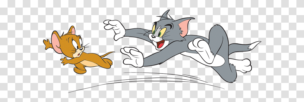 Tom And Jerry Tom Chasing Jerry, Book, Animal Transparent Png