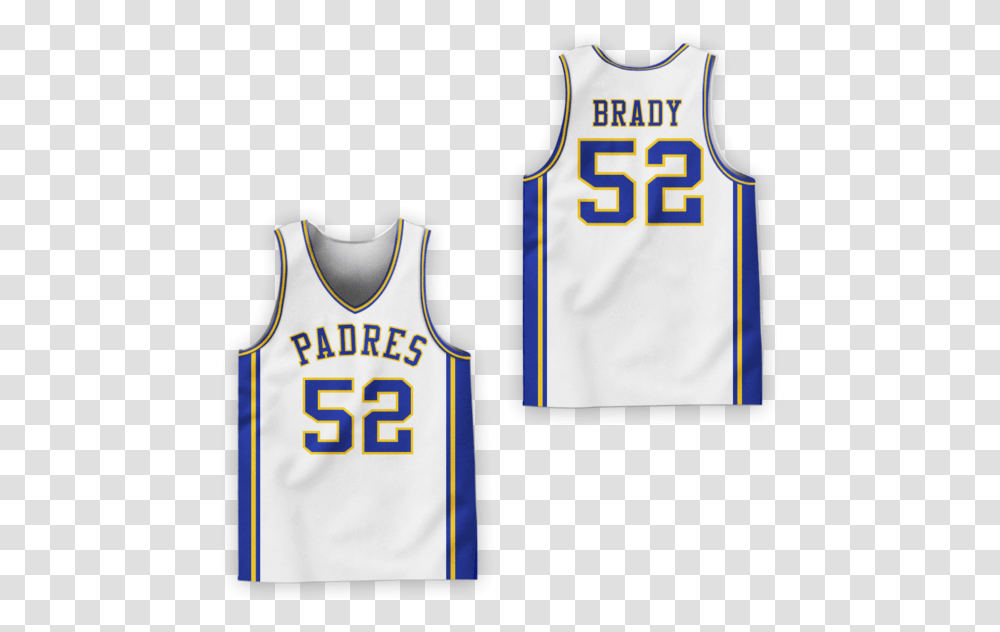 Tom Brady 52 Junipero Serra High School Padres Basketball Sports Jersey, Apparel, Shirt Transparent Png