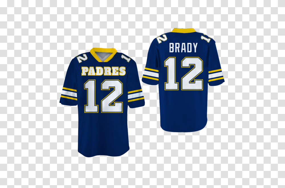 Tom Brady Junipero Serra Padres High School Football Jersey Colors, Apparel, Shirt Transparent Png