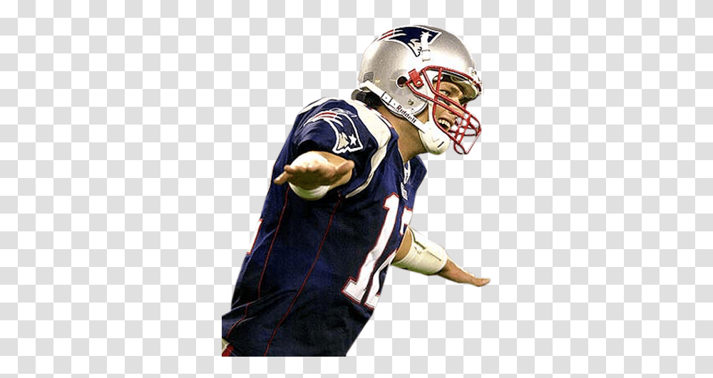 Tom Brady New England Patriots, Clothing, Apparel, Helmet, Person Transparent Png
