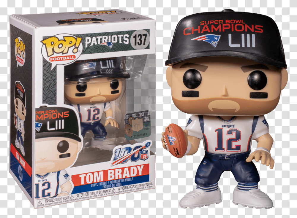 Tom Brady New England Patriots Super Bowl Champions Baker Mayfield Funko Pop, Person, People, Robot Transparent Png