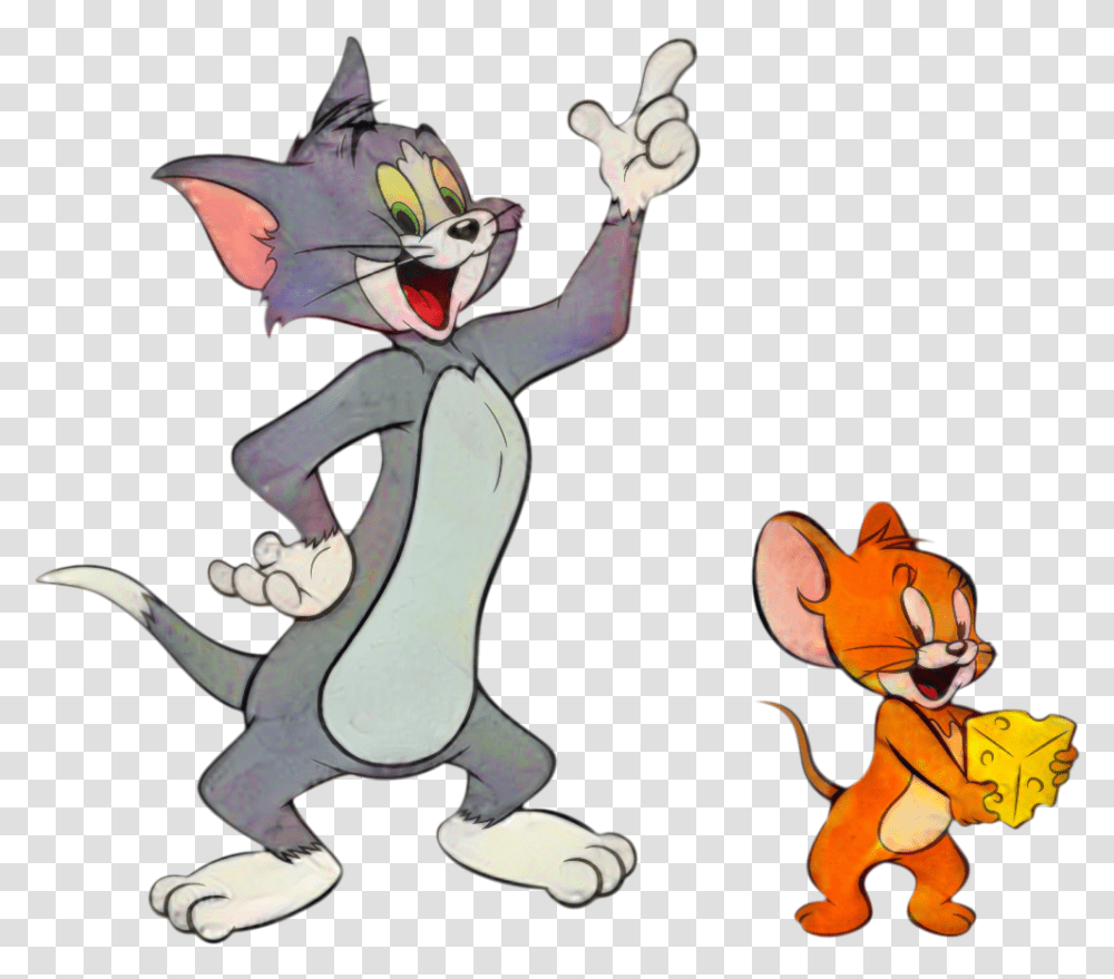 Tom Cat Jerry Mouse Tom And Jerry Wall Decal Drawing Tom The Cat Tom And Jerry, Person, Bird, Animal, Mammal Transparent Png