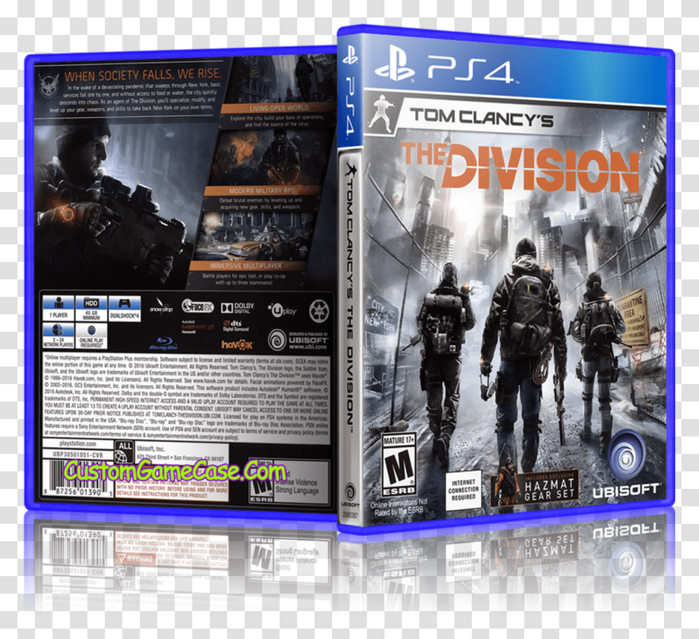 Tom Clancy S The Division Tom Clancy's The Division, Person, Human, Poster, Advertisement Transparent Png
