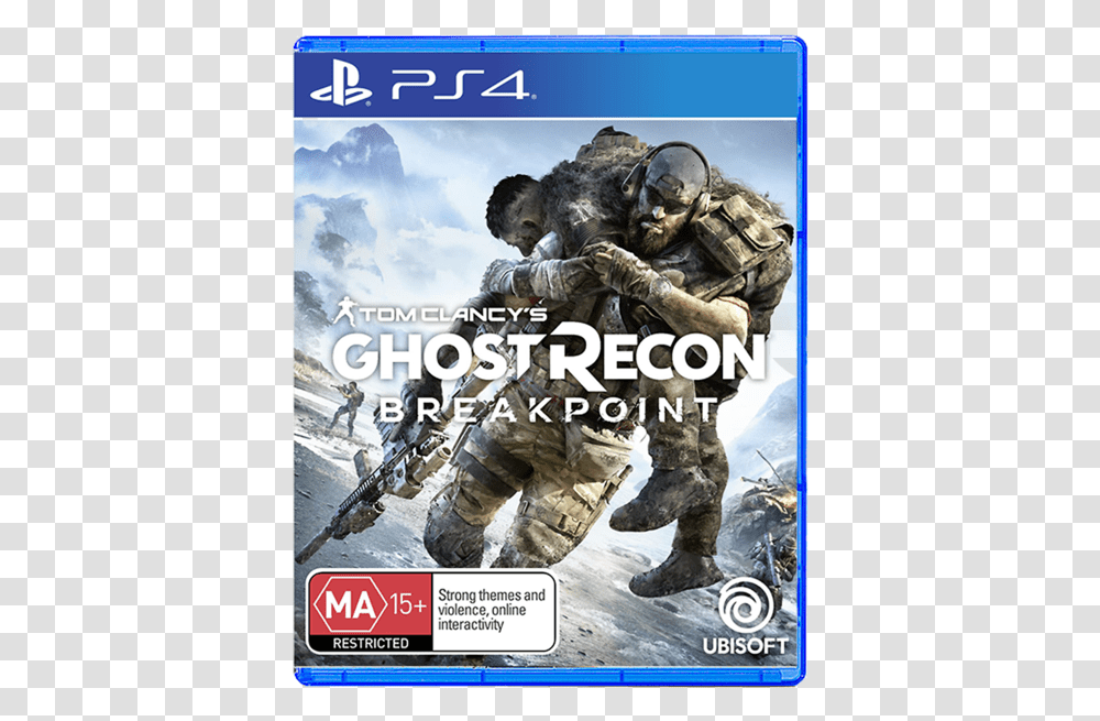 Tom Clancy's Ghost Recon Breakpoint, Person, Poster, Advertisement, Military Uniform Transparent Png