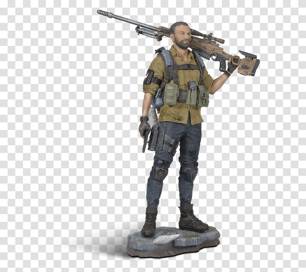 Tom Clancy's The Division 2 Brian Johnson, Person, Gun, Weapon Transparent Png
