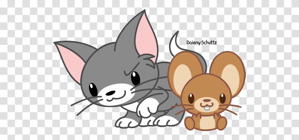 Tom Drawing And Jerry Tom Y Jerry Chibi, Mammal, Animal, Rodent, Pet Transparent Png