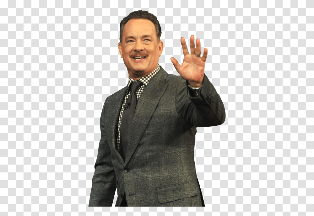 Tom Hanks, Suit, Overcoat, Tie Transparent Png
