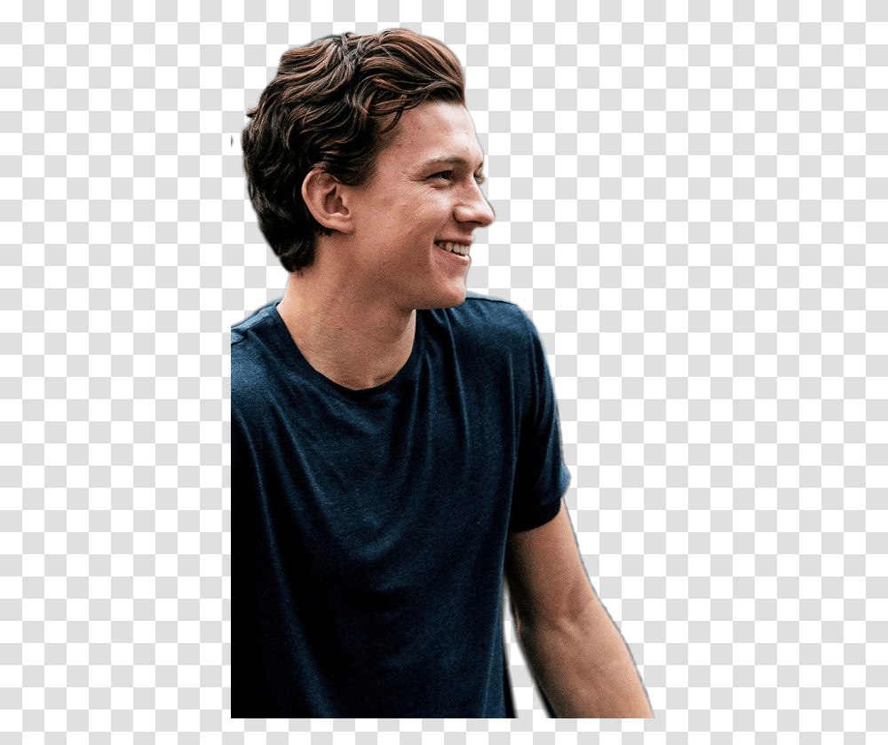 Tom Holland, Person, Face, Sleeve Transparent Png