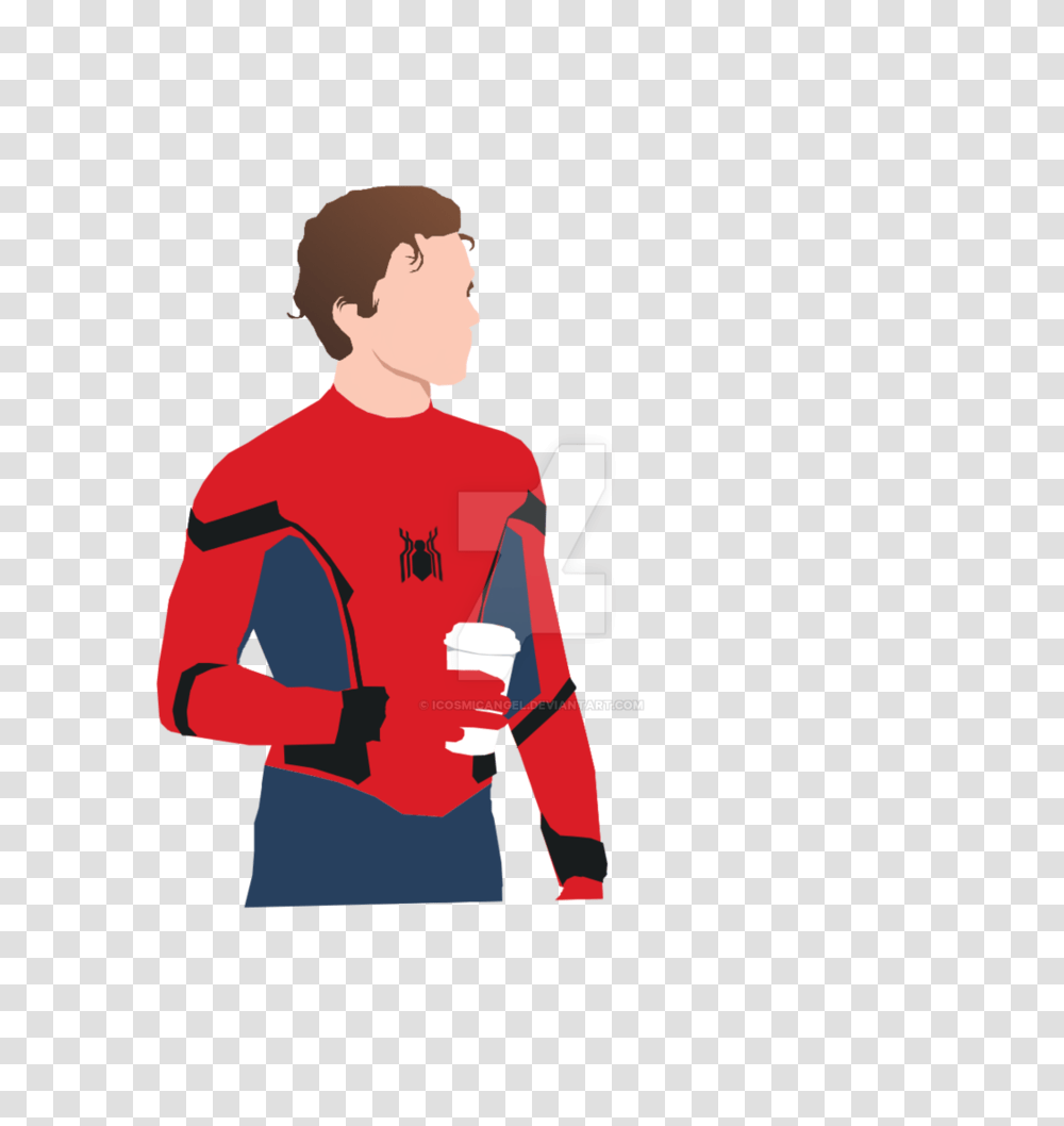 Tom Holland Popart, Sleeve, Person, Long Sleeve Transparent Png