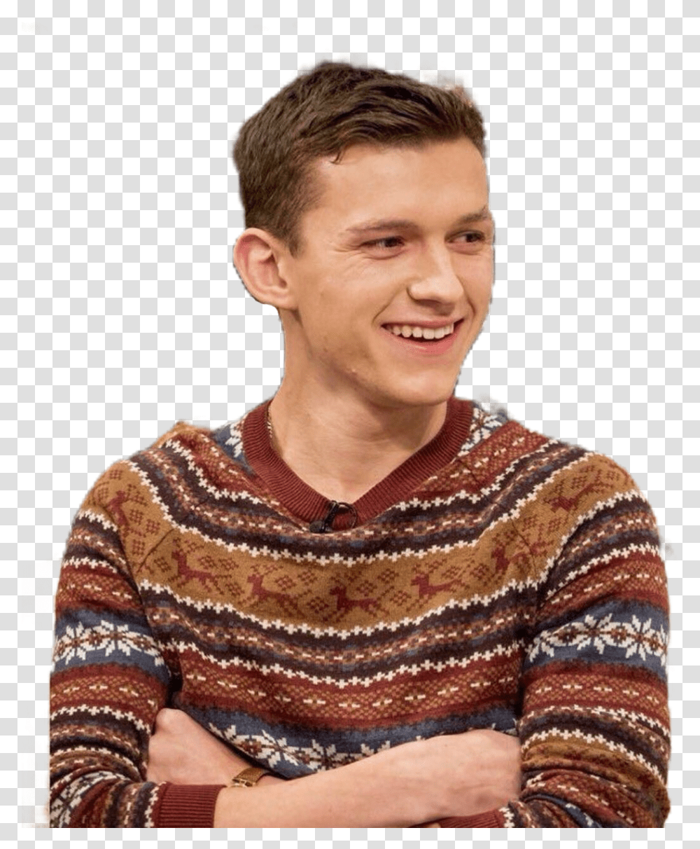 Tom Holland Tomholland Spider Spiderman Spidermanhomeco Tom Holland Hair Back, Apparel, Person, Human Transparent Png