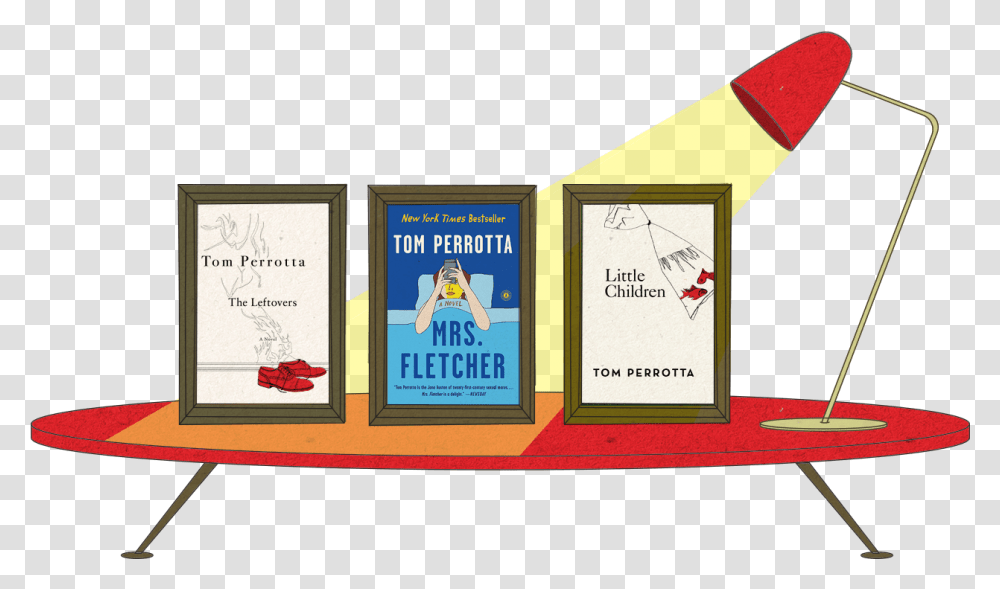 Tom Perrotta Author Of Mrs Banner, Label, Book, Paper Transparent Png
