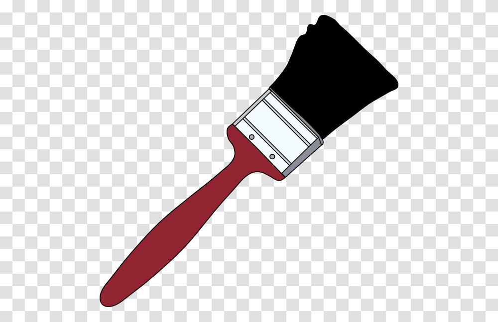 Tom Red Paintbrush Clip Art Is, Tool, Toothbrush Transparent Png