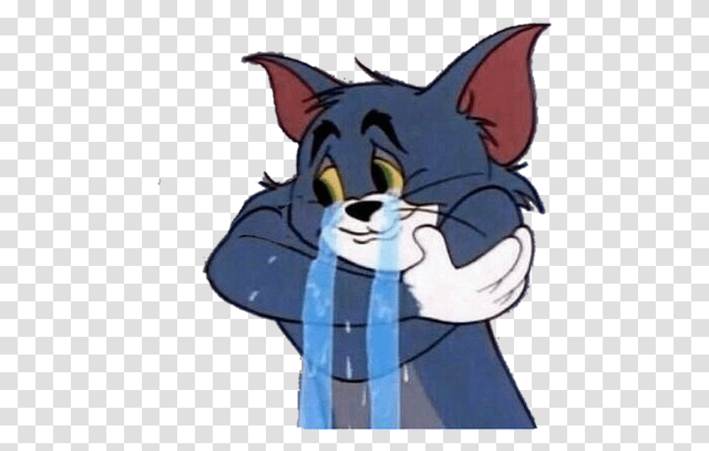 Tom Sad And Cartoon Image Sad Tom And Jerry, Mammal, Animal, Pet, Cat Transparent Png