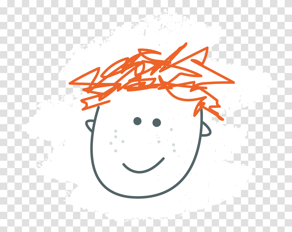 Tom Wicks Avatar With White Brush Strokes Behind Illustration, Doodle Transparent Png
