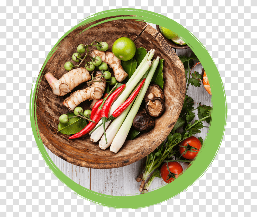 Tom Yum Ingredients Thai, Dish, Meal, Food, Plant Transparent Png