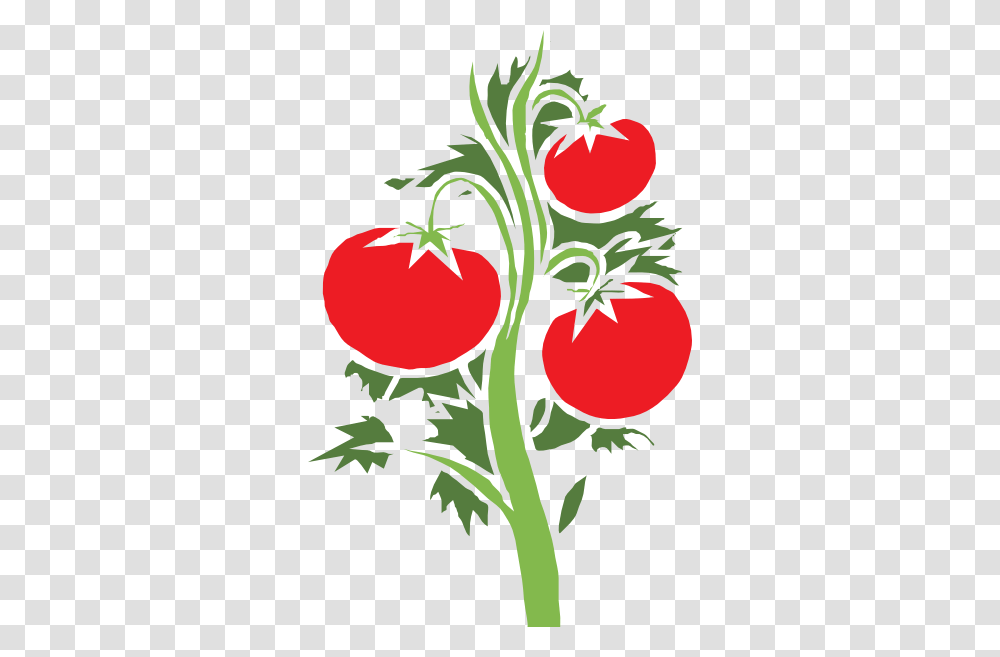 Tomato Clipart Small Plant, Food, Vegetable, Floral Design Transparent Png