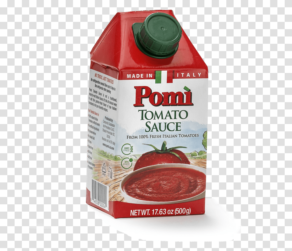 Tomato Sauce Pomi Tomatoes, Ketchup, Food, Beverage, Drink Transparent Png