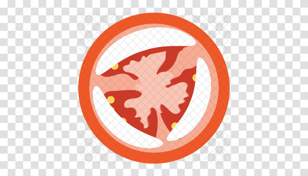 Tomato Slice Icon Circle, Food, Logo, Symbol, Trademark Transparent Png