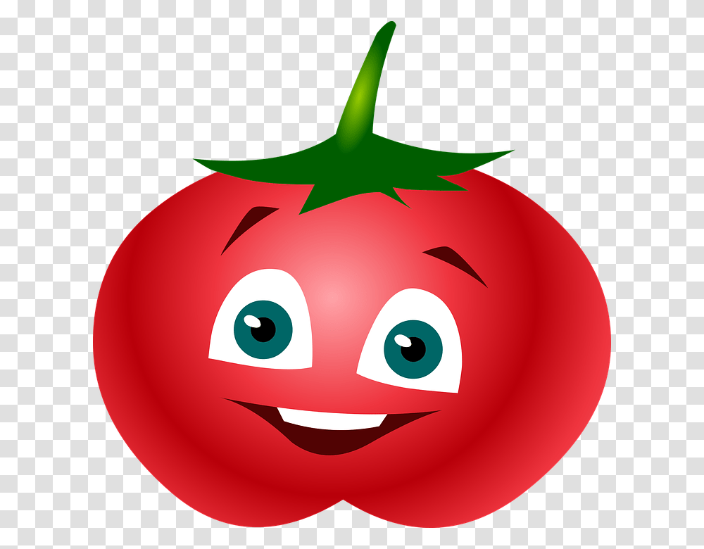 Tomato Smile, Plant, Vegetable, Food, Balloon Transparent Png