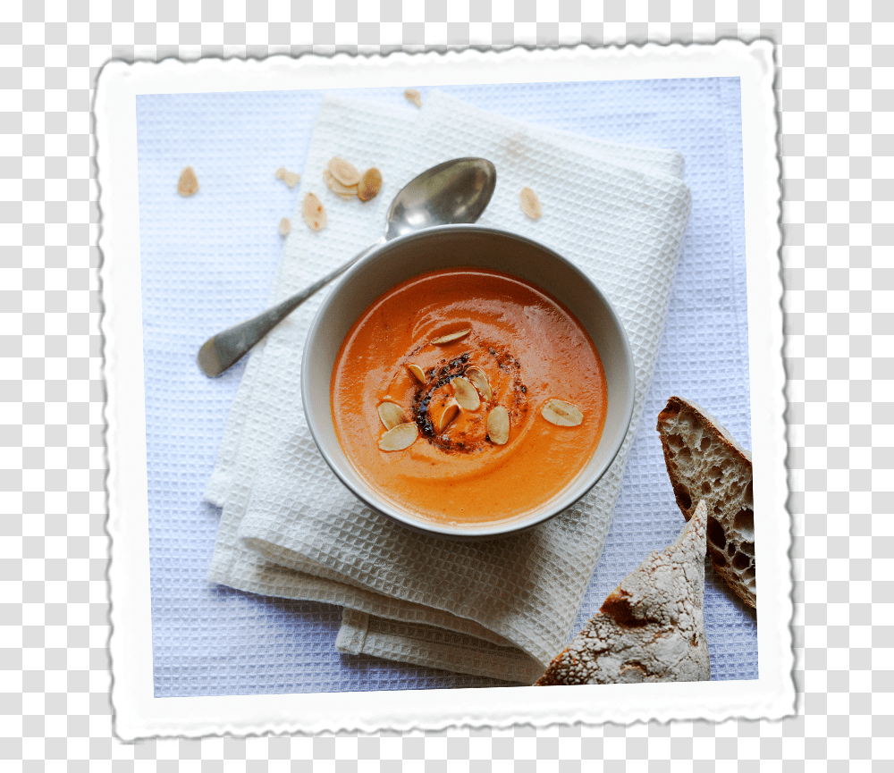 Tomato Soup Bisque, Bowl, Dish, Meal, Food Transparent Png