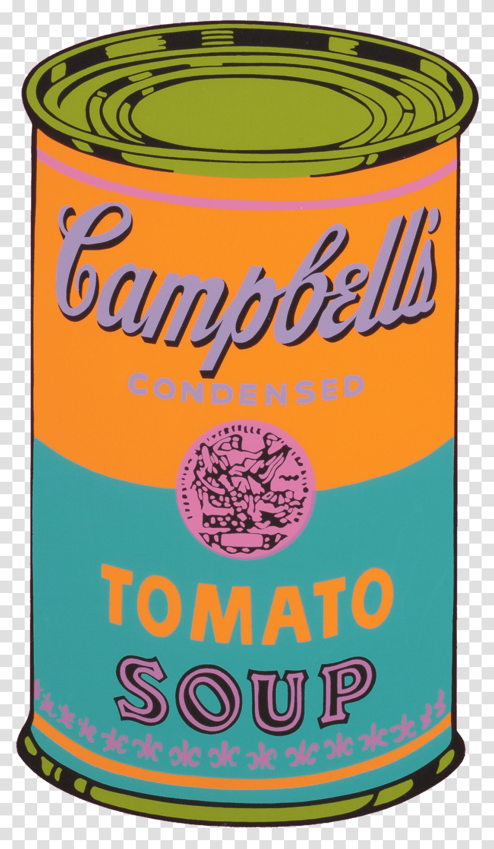Tomato Soup Campbell's Andy Warhol Pop Art, Tin, Bottle, Can, Poster Transparent Png