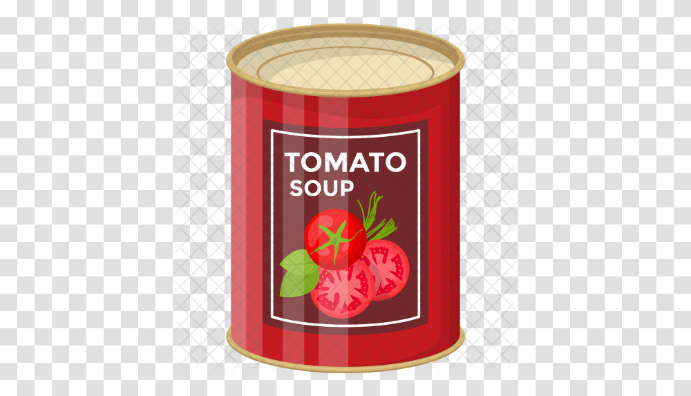 Tomato Soup Can Icon Sanremo, Tin, Canned Goods, Aluminium, Food Transparent Png