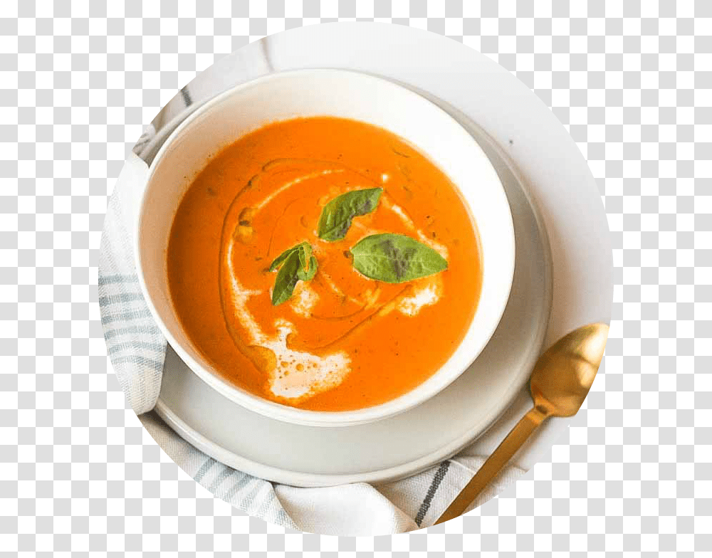 Tomato Soup Pictures Tomato Soup, Bowl, Dish, Meal, Food Transparent Png
