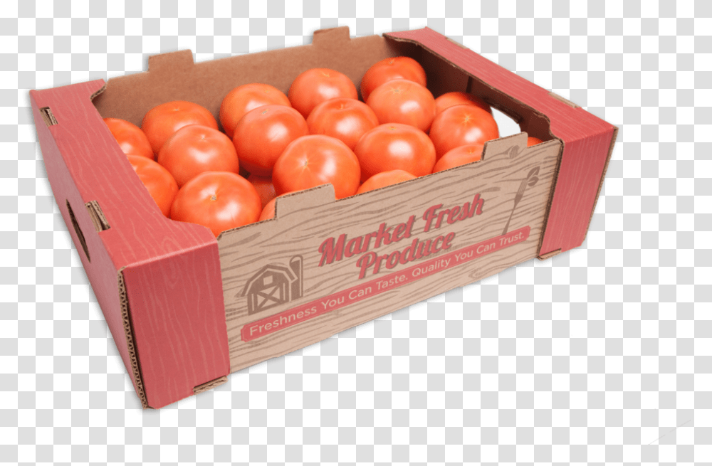 Tomatoes Crate, Plant, Box, Vegetable, Food Transparent Png