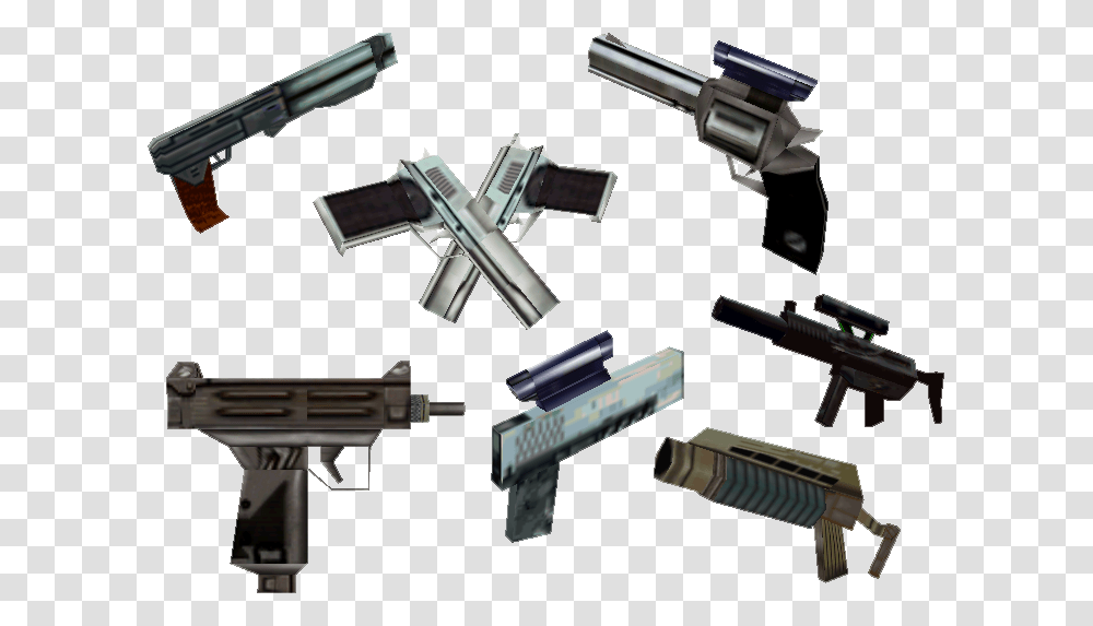 Tomb Raider 1 Guns, Weapon, Weaponry, Machine Gun, Handgun Transparent Png