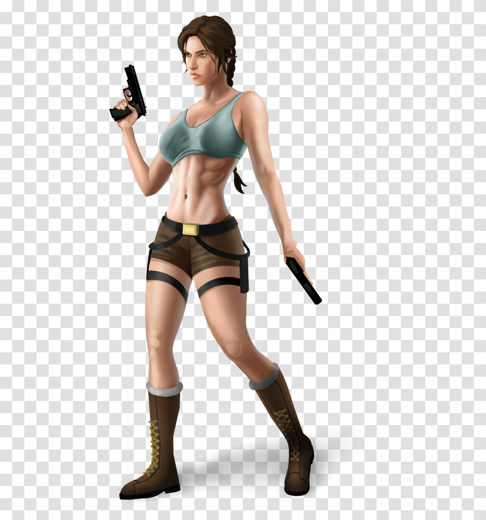 Tomb Raider Clipart Interesting Person Lara Croft Animated, Female, Lingerie, Underwear Transparent Png