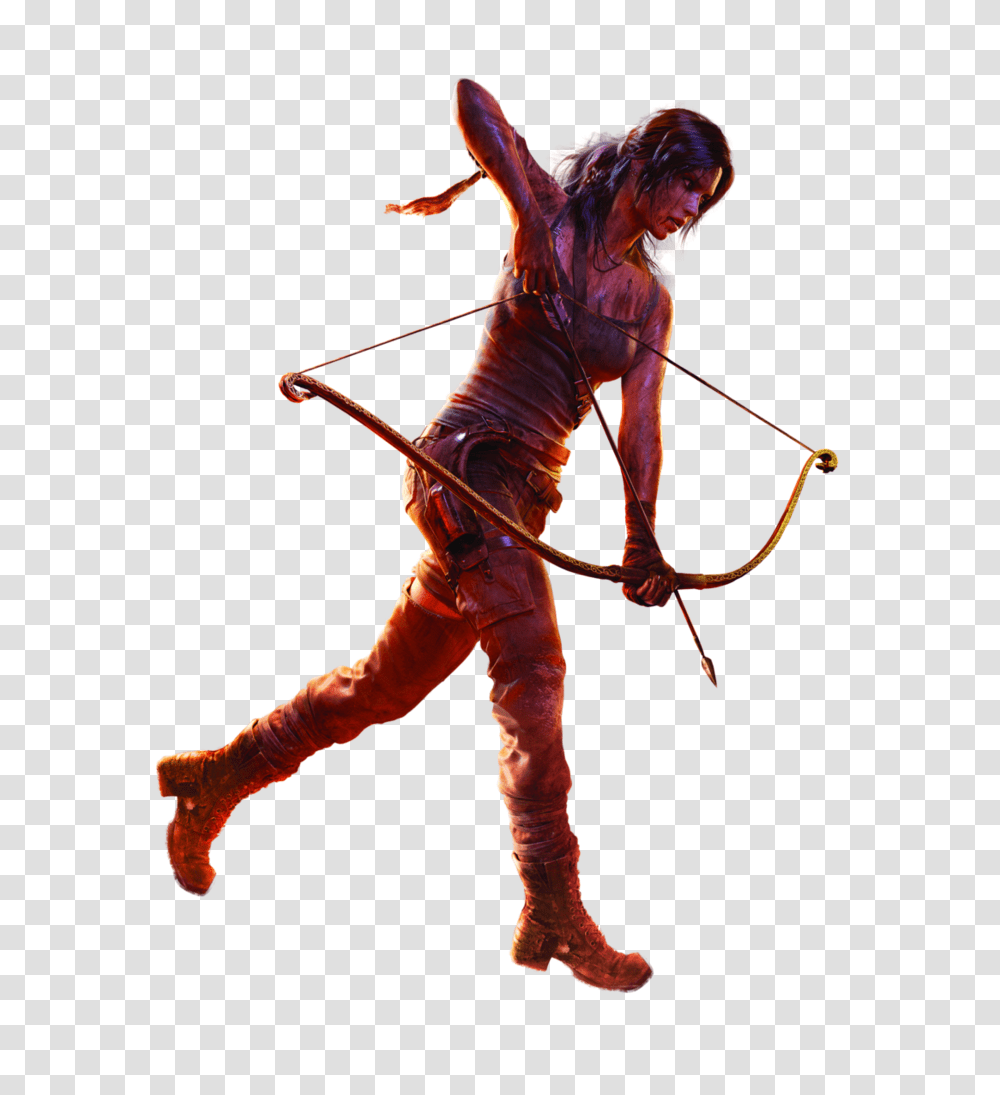 Tomb Raider Lara Croft Free Image Arts, Person, Human, Bow, Sport Transparent Png
