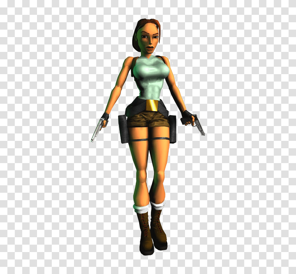 Tomb Raider Lara Croft Image Background Arts, Figurine, Person, Cape Transparent Png