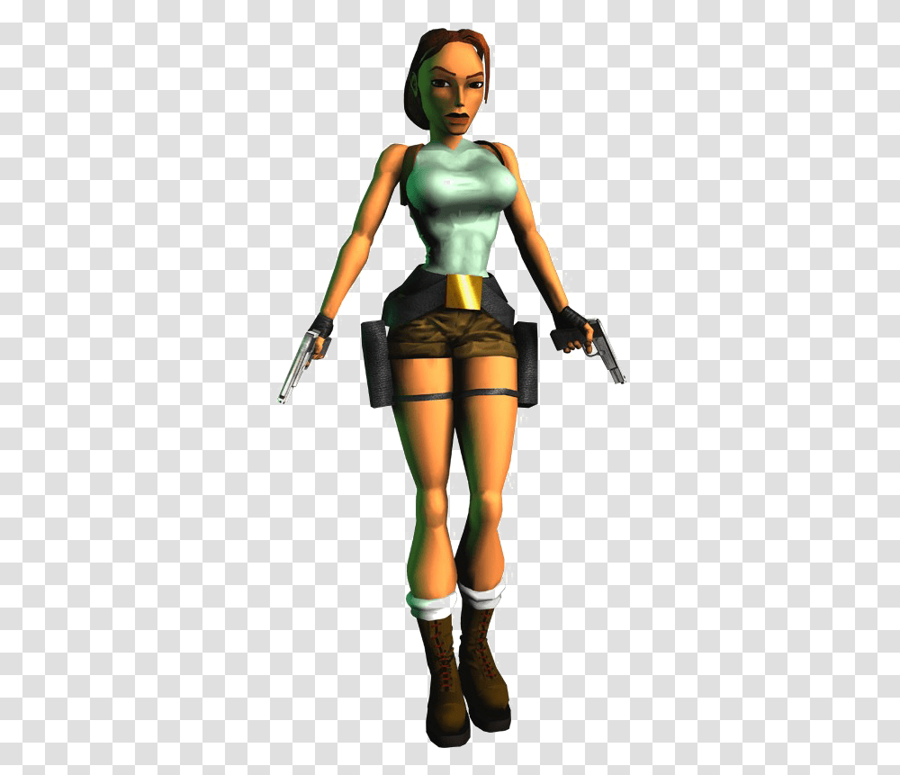 Tomb Raider Lara Croft Image Background Lara Croft Old Vs New, Person, Human, Apparel Transparent Png