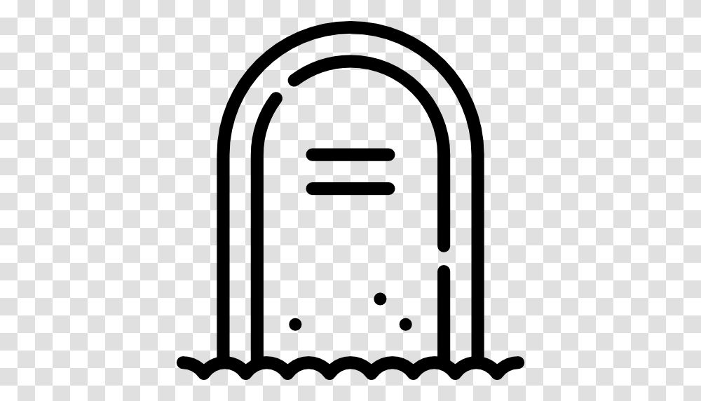 Tomb Tombstone Halloween Stone Cemetery Rip Death Icon, Gray, World Of Warcraft Transparent Png