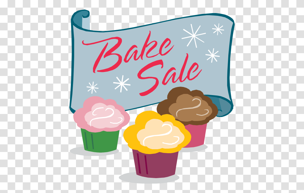 Tombola Stall Clipart Bake Sale Clip Art, Cream, Dessert, Food, Cupcake Transparent Png