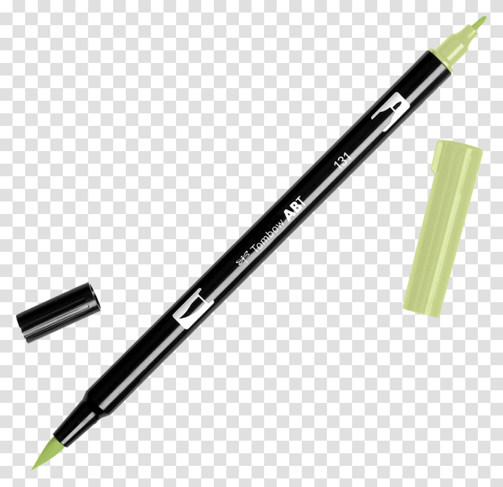 Tombow Dual Brush Pen Orange, Drawing, Fountain Pen Transparent Png